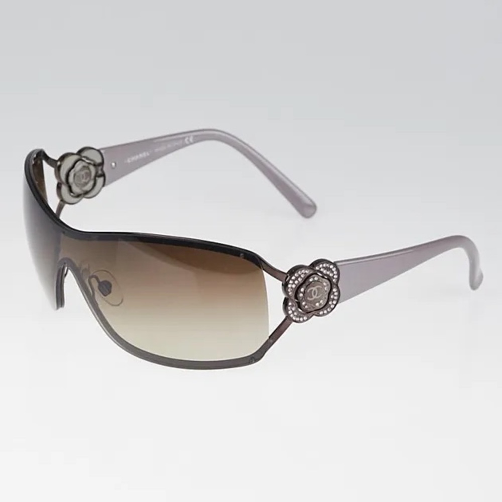 Rare Vintage Chanel Crystal Camellia Sunglasses